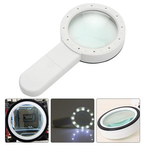 Лупа Double magnification LED Magnifier