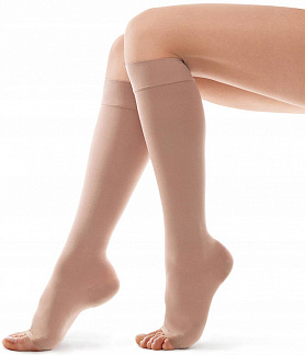 Чулок до колена "Центр компресс" с открытым мыском 3 компрессия