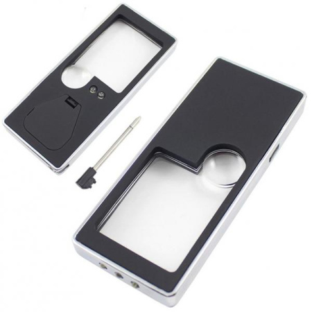 Лупа ручная карманная TH-7007 c подсветкой