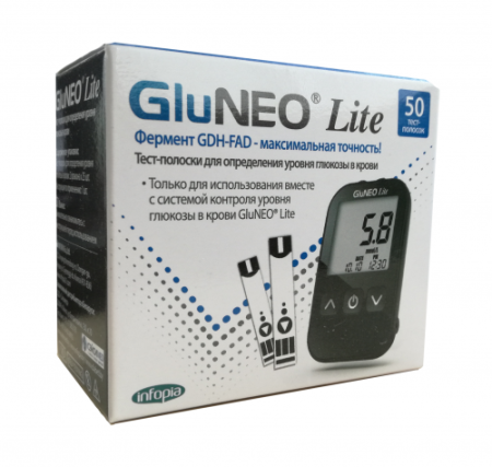 Тест-полоски GluNEO Lite (25 шт.)