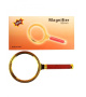 Лупа D80 Magnifier с декоративной ручкой (металл)