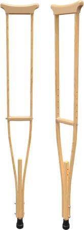 Костыли опорные деревянные для взрослых арт.743 "Аверсус"